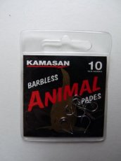 Kamasan Animal Barbless - Spade maat 10 Kamasan Animal Barbless - Spade