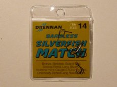 Drennan Barbless Silverfish Match maat 18 Drennan Barbless Silverfish Match