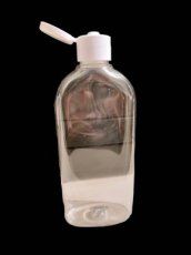 flesje transparant met klepdeksel 250ml
