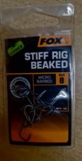 FOX Stif Rig Beaked Size 8 (Micro Barbed)