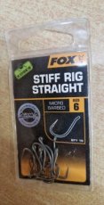 FOX Stif Rig Straight Size 6 (Micro Barbed)