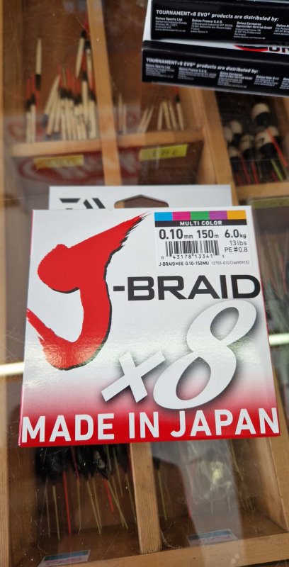 Trenzado J-Braid Expedition X8 300M MC de Daiwa 🎣 Compra Trenzados Daiwa